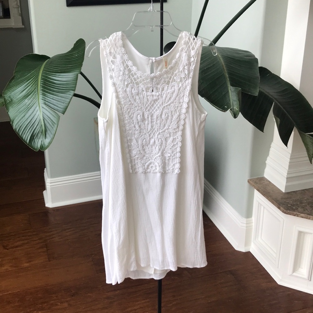 White linen Sundress
